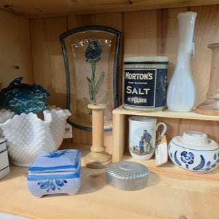 Blue Tonala Mexican Ceramic Jewelry Box