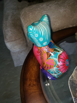 Mexican pottery cat|100539