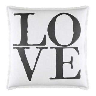 26x26 EURO PILLOW CASE - LOVE.    RSV