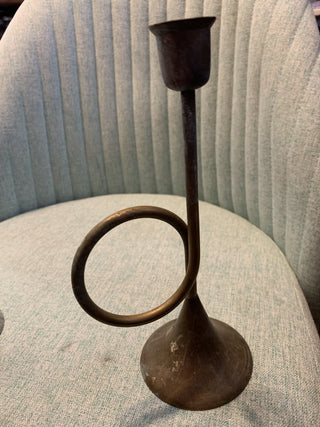 Brass French Horn Candlestick - RSV|109017