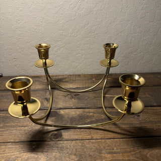 Vintage Partylite Brass Quartet Candleholder RCD|131400