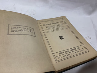 The Queen Pedauque Book by Anatole France 1923 RSV