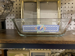 1986 Anchor Hocking Rooster 9" Loaf Dish