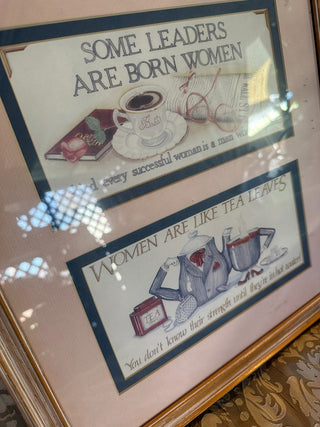 Frame Tea Leaves 16x17 Wall|51226