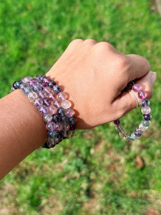 Fluorite Bead Bracelet