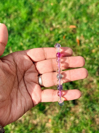 Fluorite Bead Bracelet