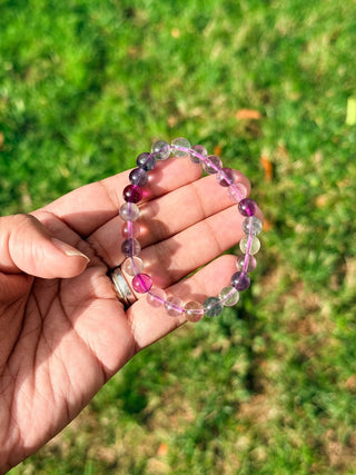 Fluorite Bead Bracelet