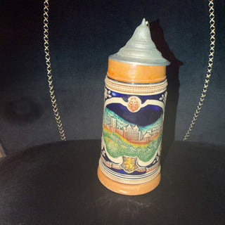 Vintage 11" Wekara Lid German Stoneware Alt Heideberg Bu Feine #2000 E 1 liter #47 VV MTS