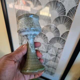 Studio Pottery - Earthenware Goblets - Set of 2