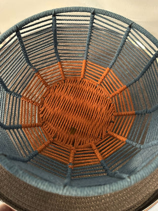 Basket Blue-Brown String MTS|86270