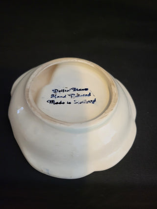 Vintage Delft Blue 4" Hand Painted Ashtray RCD|103620