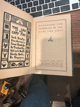 1928 Edition - Handbook for Leaders of Camp Fire Girls