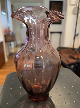 Orchid Ruffled Vase RSV|58513