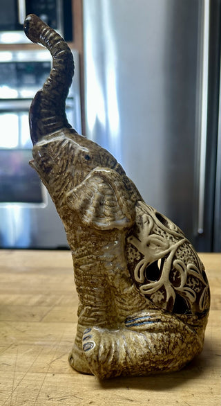 Vintage Ceramic Elephant Trunk Up  RSV|57413
