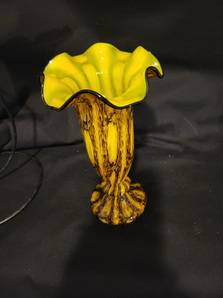 Vintage Franz Welz Zig Zag Pattern Range 8" Vase RCD