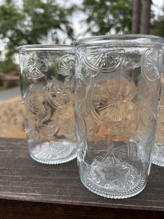 12F Home Essentials & Beyond - Glass Cups / Glassware - 'Oranges' - Set Of 4 - 5.5” RSV|68917