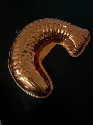 Copper fish mold pan - 5 1/2 cups|109756