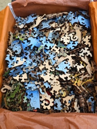 RF Liberty Wooden Puzzle * Tenjin Shrine at Kameido