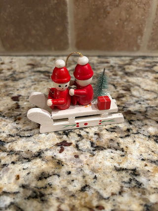 Wooden Sled Ornament   MTS|124898