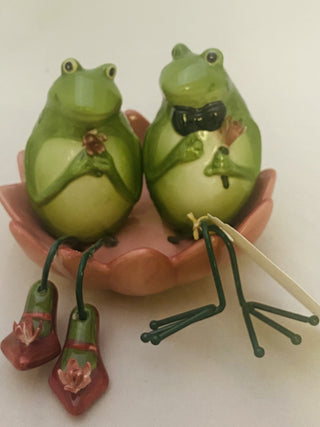 Mr. & Mrs. Frog Salt & Pepper shakers 3 pieces RCD|49509