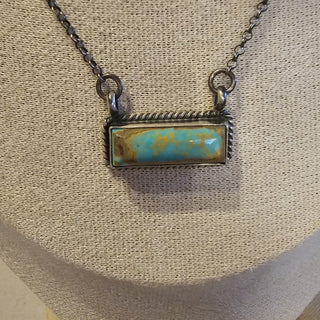 .925 16 " Native American signed by Dixon  kingsman necklace