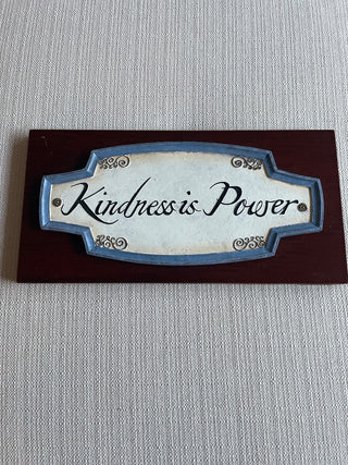 Kindness is power wall art