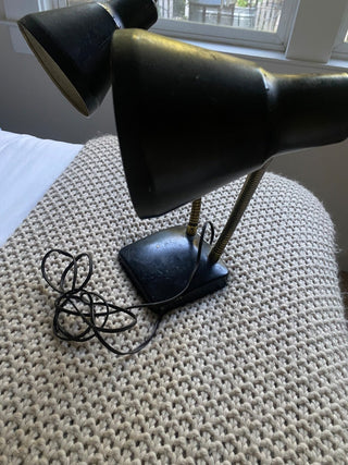 Vintage Double Gooseneck Lamp