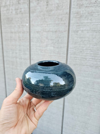 Handmade blue  low jar 0SW RSV