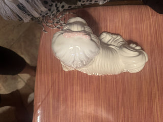 Vintage Mid Century Italian Ceramic Dog Ilsa Apso #47 VV MTS|109508