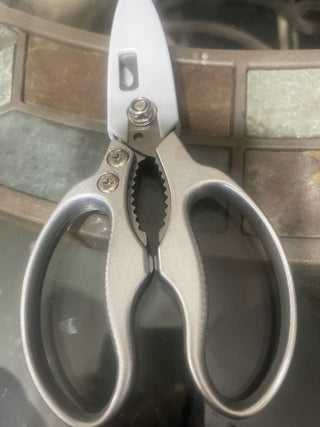 Silver kitchen scissors rsv