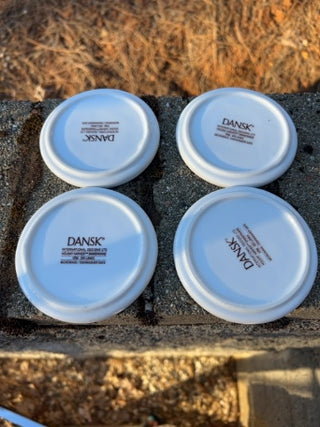 set of 4 Dansk Holiday Harvest Ceramic/Stoneware Coasters