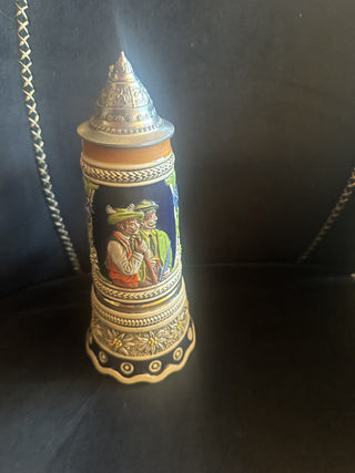 Vintage GerZ German musical lidded stein #47 VV MTS