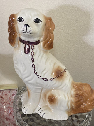 19th century Staffordshire spaniel rcd|105321