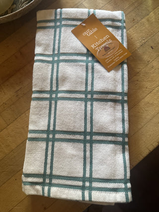 Kitchen Towel Set Green 2 Count  RSV|71393