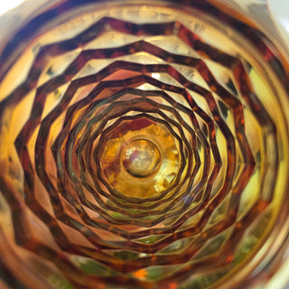 Indiana Glass - Amber Cubist Glass Tumblers (Set of 2)