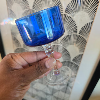 Vtg Cobalt Blue Glassware  (Set of 3)