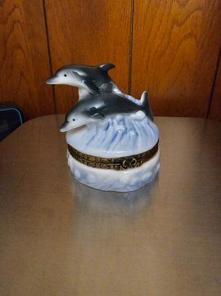 Dolphin Trinket Box