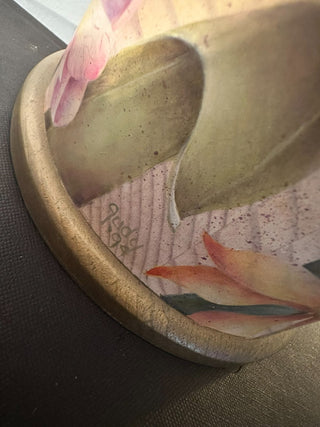 Trinket Wood Tulip Box.  MTS