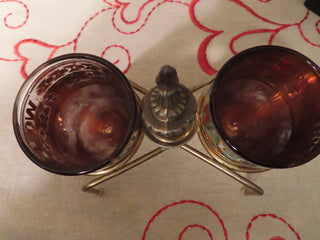 Vodka shot glasses w/caddy MTS