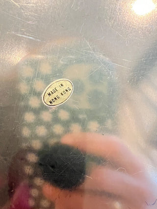 Vintage 1980 Metal Christmas Tray MTS|124491