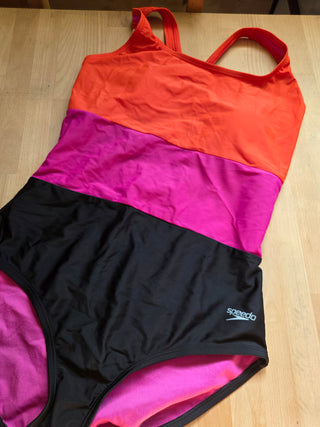 SALE - Speedo | Tri-Color Swim Suit - 1 piece (L)