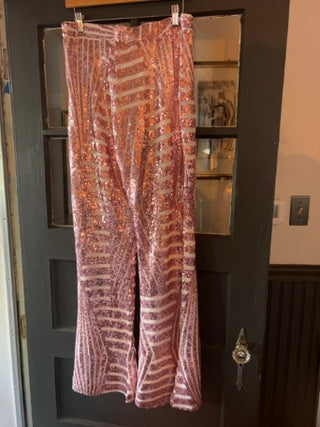 NWOT womens glitter wide leg palazzo SIze XL