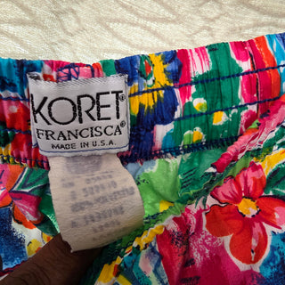 Vtg Koret | Tropical Floral Shorts