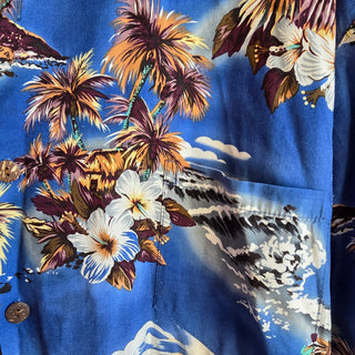 Men's - Hilo Hattie | Blue Tropical Palms (2XL)