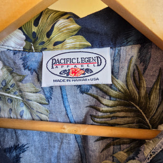 Pacific Legend Apparel | Hibiscus Floral Button Up (XL)