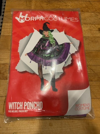 NEW Morph Halloween Ponco ONE SIZE