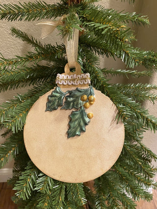 Handcrafted large disc Angel ornament|139766