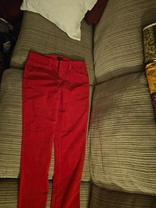 Talbot Red Corduroy  Straight Leg Pants