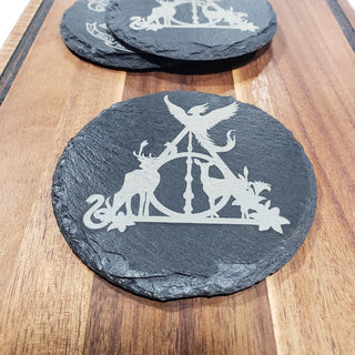 Slate Coaster - Harry's Helpers RSV