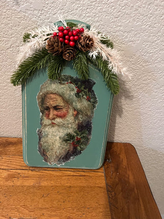 Santa Decoupage plaque|129439